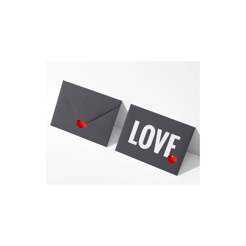 1 Paquete de 100 pzas corazones rojos