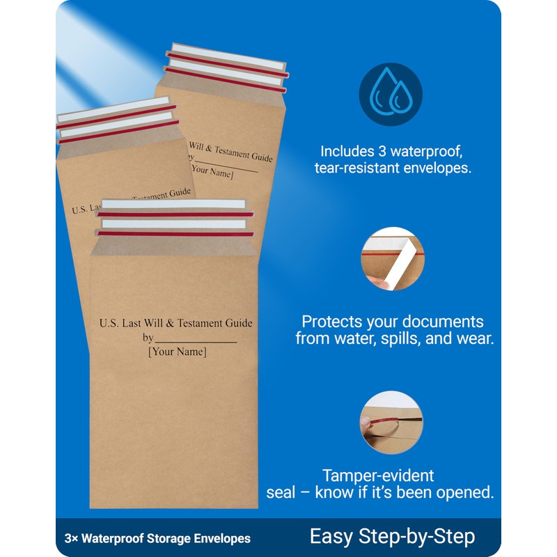 TillBio 2025 3-in-1 Estate Planning Kit – Includes Last Will,