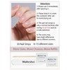 UV Nagelfolien Selbstklebend, 30pcs Sheer Rose Pink Gel Nagelfolie für