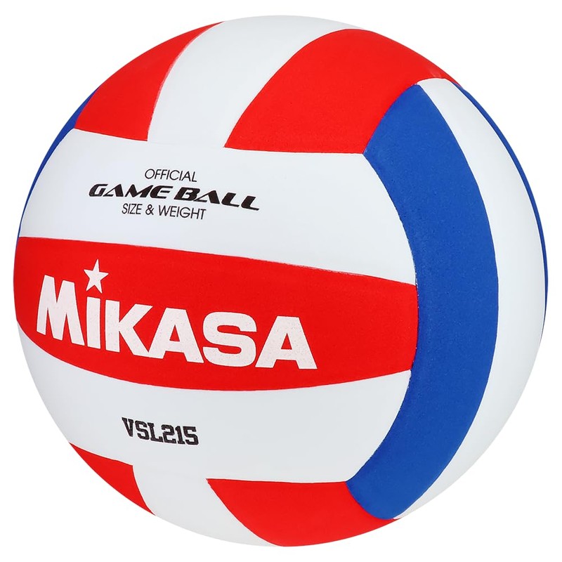 Mikasa Competitive Class Volleyball (Red/White/Blue)