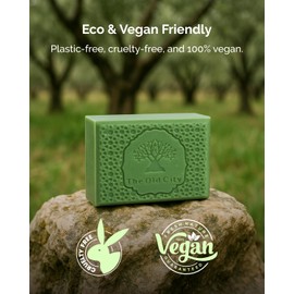 Hand Soap Bar – 100% Natural, Antibacterial & Moisturizing – Handmade with Olive oil – No Sulfates – 100g (Lavender)