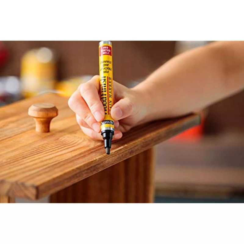 Minwax 634900000, Ebony Wood Finish Stain Marker, 1/3 oz