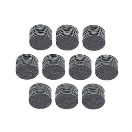 TA-VIGOR 100Pcs 25mm Wet and Dry Sanding Discs, 100 Grit 1 Inch Hook and Loop Sandpaper Electrostatic Sand Planting Silicon Carbide Sanding Discs