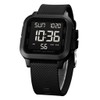 zolohoni Square Men's Digital Watch Big Numbers Dial Large Face
