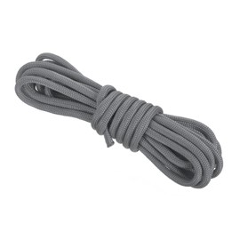Rebower 550 Paracord Rope 3 m, 4mm Thin Paracord Nylon Cord 7-Strand Core [for Tent Camping Outdoor Gear] - Grey