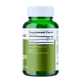 INFINITE AGE 1000mg Organic Moringa Leaf Powder Capsules, 60 Count - Made in The USA, Vegan, Gluten Free, All-Natural - Antioxidants, Liver and Kidney Support Supplement