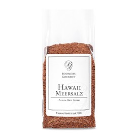 Boomers Gourmet - Hawaii Sea Salt Red - Alaea Red Gold - Coarse Sea Salt with Minerals, Natural & No Additives - Decorative & Aromatic - Gourmet Salt - Refill - 200 g