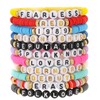 11 Pcs Friendship Bracelets,Colorful Bohemian Style Letter Bracelets for Women