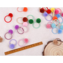 BIANHUAN Cute Kids Hair Bands / Elastics, Colorful, 24 Piece Set, For Girls and Babies, Hair Accessories, Stylish, Gift for Birthdays or Celebrations