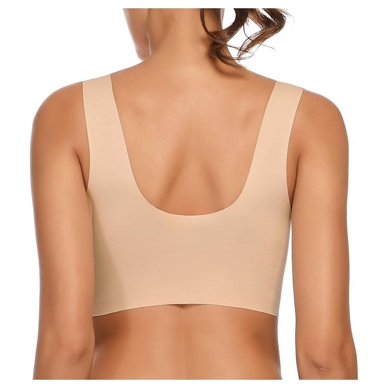 WOWENY Womens Seamless Wirefree Bras Comfortable Wireless Bras No Underwire