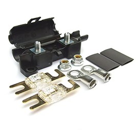 MACHSWON Midi Car Inline Fuse Holder with 80 Amp Fuses, Terminals and Heat Shrink