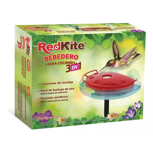 Red Kite Bebedero 3 En 1 P /colibri 380 Lb Fl9251