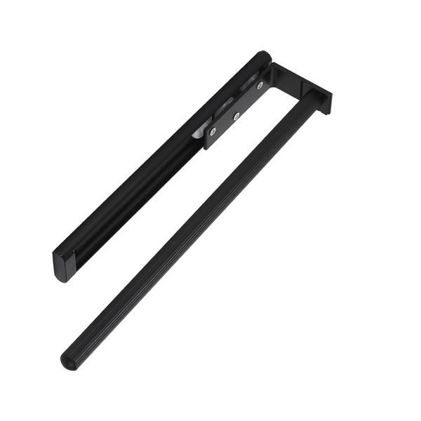 SOTECH TED Aluminium Towel Rail 1-Arm Black Matt (325-487 mm,