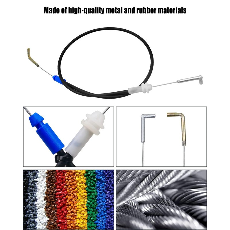 Door Latch Cable Front Driver Side Compatible with Dodge Ram