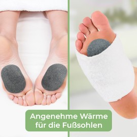 Hot Stone Fußstein aus zertifiziert echtem Basalt für viel Wärme [4 Stück], zur Ergänzung Ihres Hot Stone Massage Sets