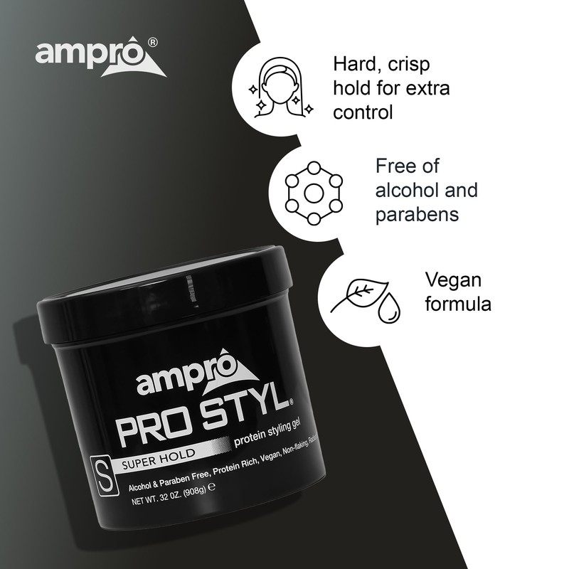 AmPro Pro Styl Styling Gel - Protects and Strengthens Your