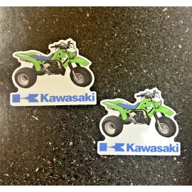 Honda TWO Stickers Vintage KXT 250 Tecate 3 ATC Decal 250R Wheeler ATC250R