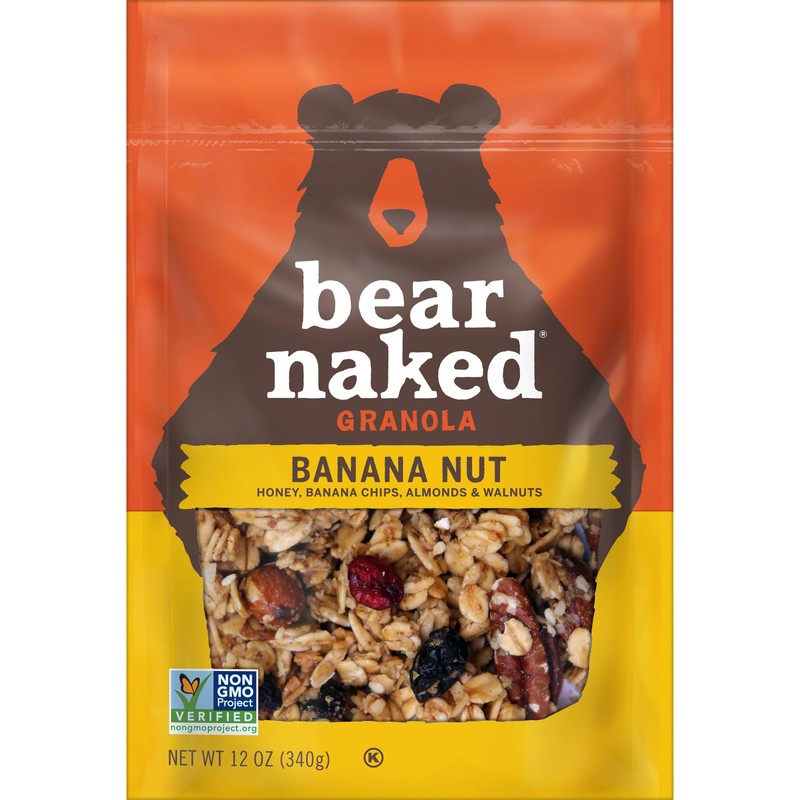 Bear Naked Granola Cereal, Whole Grain Granola, Breakfast Snacks, Banana