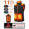 Heated Vest For Men Women, Mens Double Switch Heated Vest