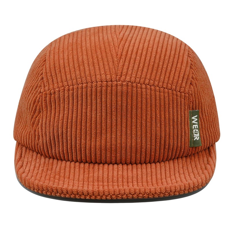 Croogo - Gorro de pana, unisex, 5 paneles, gorra de