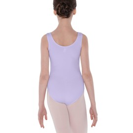 Wear Moi Etude Girl's Cotton Elasthan Leotard, Lilac, Age 12/14 (LEO068LIL12)