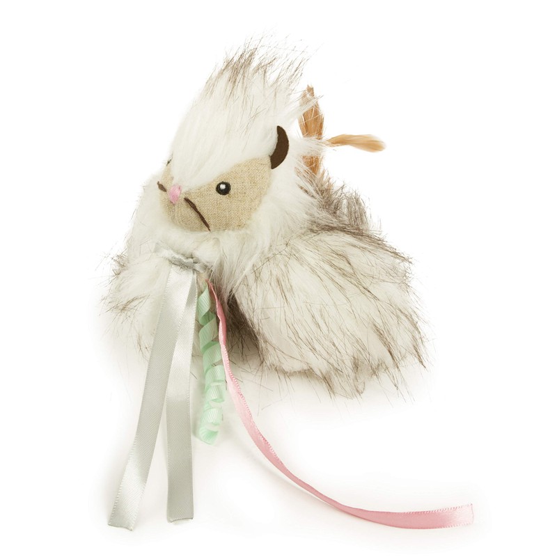 SmartyKat Chitter Critter Squirrel Electronic Sound Plush Kicker Cat Toy,