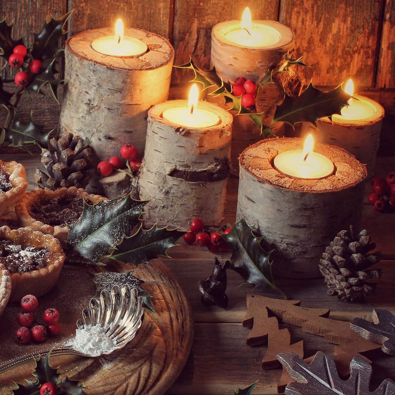 Set of 30 Unscented Tealight Candles, Bulk Natural Soy Wax