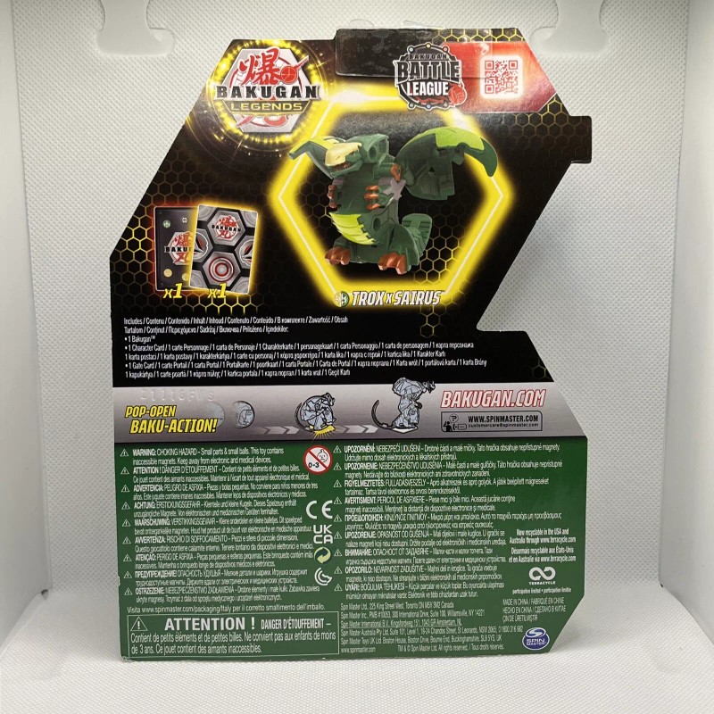 Spin Master BAKUGAN LEGENDS TROX x SAIRUS Brand New