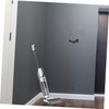 PRETYZOOM Soporte Soporte de Pared para Negro de Plástico de