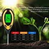 4 In 1 Soil Meter Temperature Sunlight Moisture PH Soil