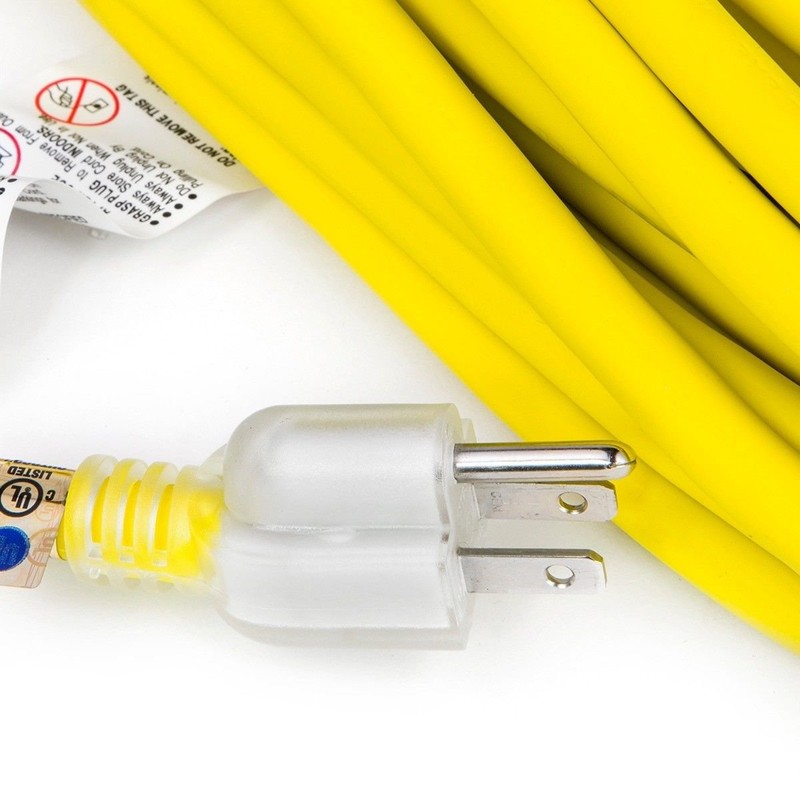 XtremepowerUS 50 ft Heavy Duty Outdoor Extension Cord 10/3 SJTW,