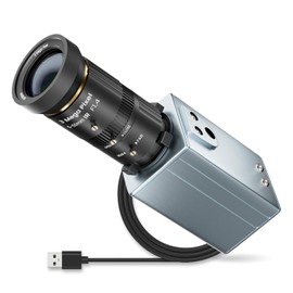 CIRICO UltraCam C280 4K UHD Camera, 16MP, 10X Optical Zoom, Manual Lens, 110° FOV, USB Video Microscope for PC, Laptop, Monitor, TV