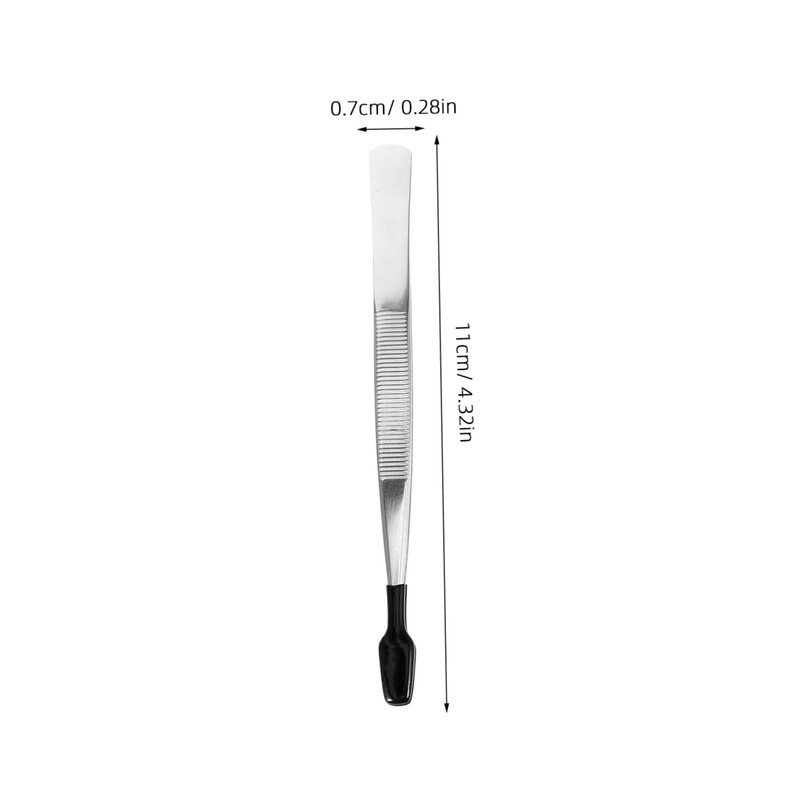 DOITOOL 2pcs Multi-purpose Tweezers Stamp Tweezer for Collecting Jewelry and