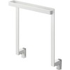 Yamazaki 1985 Kitchen Under Sink Storage Door Towel Hanger, White,