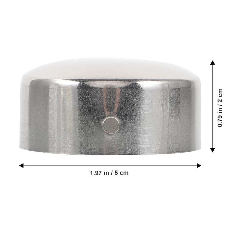 BESTonZON Post Glide Insert 2pcs Handrail End Cap Rail Support