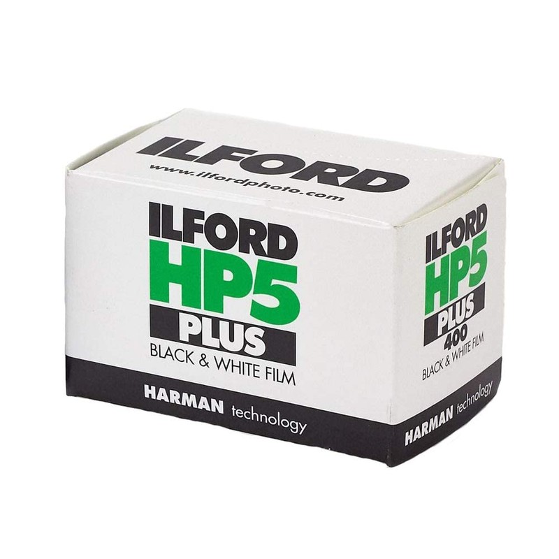 Ilford HP5 Plus Schwarzweißfilm, 35mm, 36 Belichtungen pro Rolle, 5