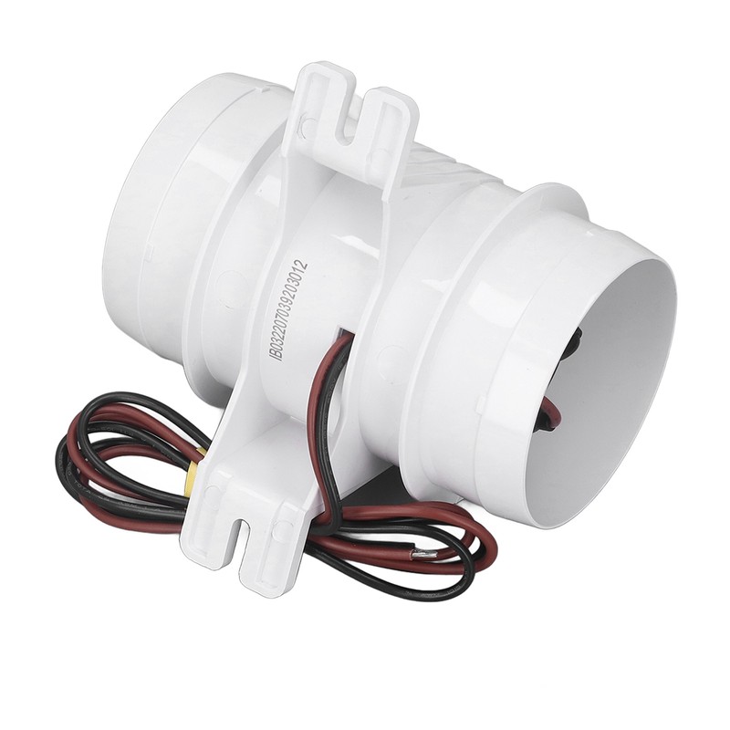 In Line Air Blower 3in 145CFM 12V High Efficiency Marine
