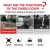 Powerty Cargo Cover for Toyota Highlander 2014-2019 Retractable Trunk Shielding