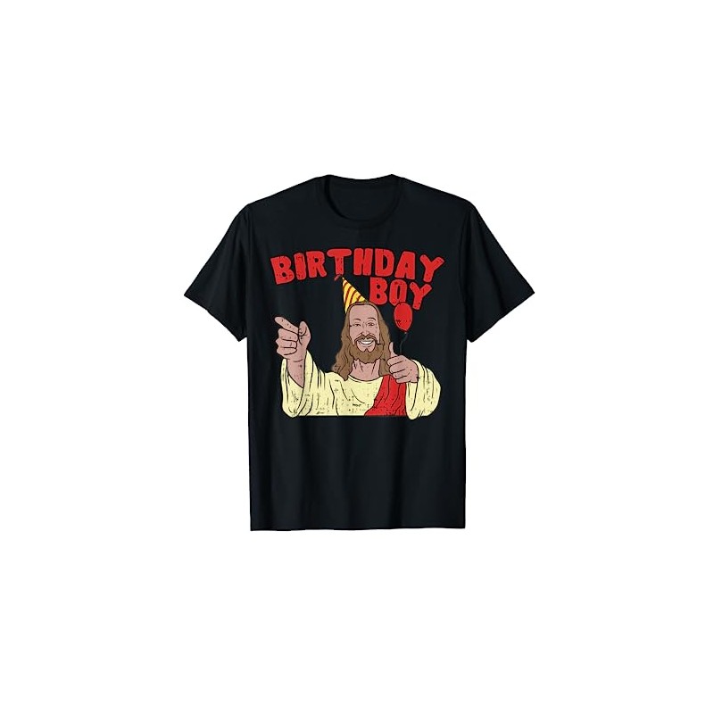 Christmas Birthday Boy Funny Jesus Christian Gift T-Shirt