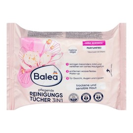 Balea Care 3-in-1 Facial Cleansing Wipes 25 Sheets (Dry, Sensitive) / 케어 3in1 페이셜 클렌징 물티슈 25매(건성,민감성)
