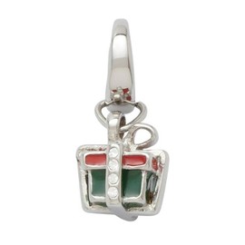 Fossil JF86811040 Women's Charm Pendant X-Mas Gift Glass Stones, Glass, Glass
