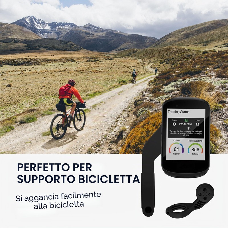 kwmobile Supporto Manubrio Compatibile con Garmin Edge Staffa - Attacco