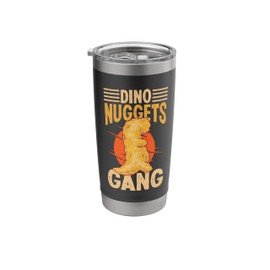 Dino Gang Dino Nugget Pillow Dino Chicken Nugget Lover Stainless Steel Insulated Tumbler