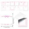 Pink Bow Pattern Sticky Notes 240pcs Adhesive Sticky Stickers DIY