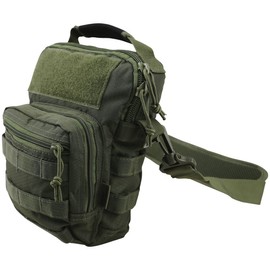 Kombat UK Unisex Hex-Stop Explorer Shoulder Bag, Olive Green, One Size