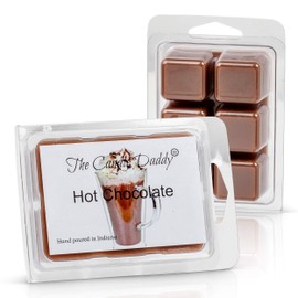 The Candle Daddy Hot Chocolate Cocoa Scented Melt- Maximum Scent Wax Cubes/Melts- 1 Pack -2 Ounces- 6 Cubes
