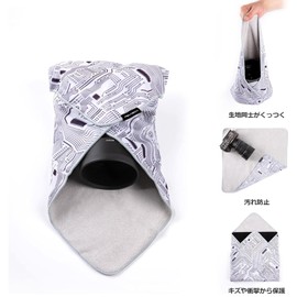 PGYTECH Wrapping Cloth (Graffiti Pattern), Medium Size, 17.7 x 17.7 inches (450 x 450 mm), Camera Protection, Cleaning Cloth, Lens Protection, Protective Wrap, Mirrorless, SLR Camera, Action Camera,