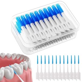 200 Cepillos Interdentales, Cepillo Interdental Gum, Limpieza Dental Portátil, Cuidado Dental Diario, Ideal Para Pacientes Ortodóncicos Y Viajeros, Ce