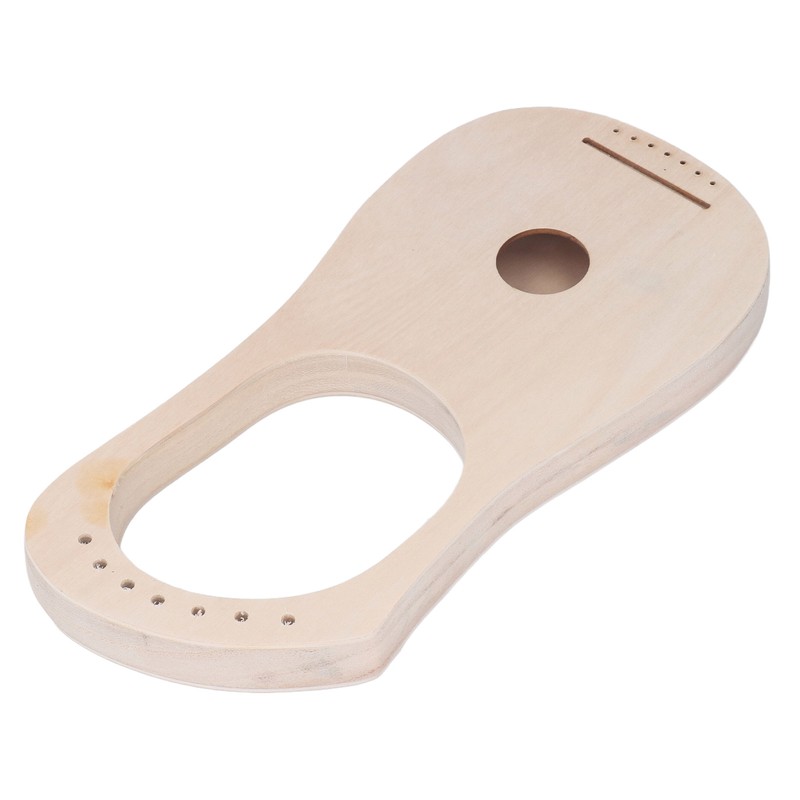 Lyre Harp 7 Strings DIY Kit Basswood Instrument with Tuning