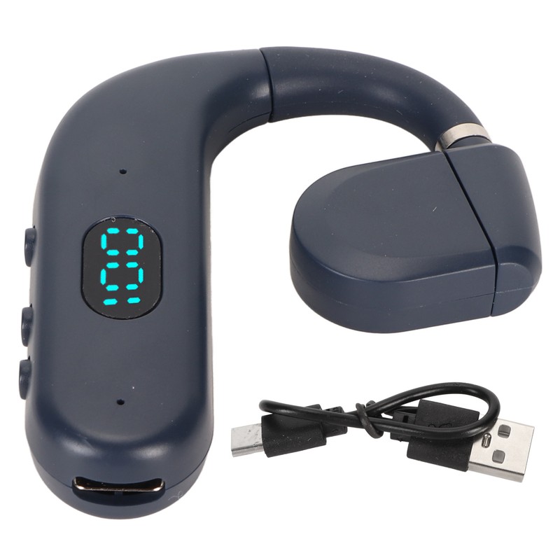 Bluetooth Headset BT 5.3 Noise Cancelling HD Calls Long Battery